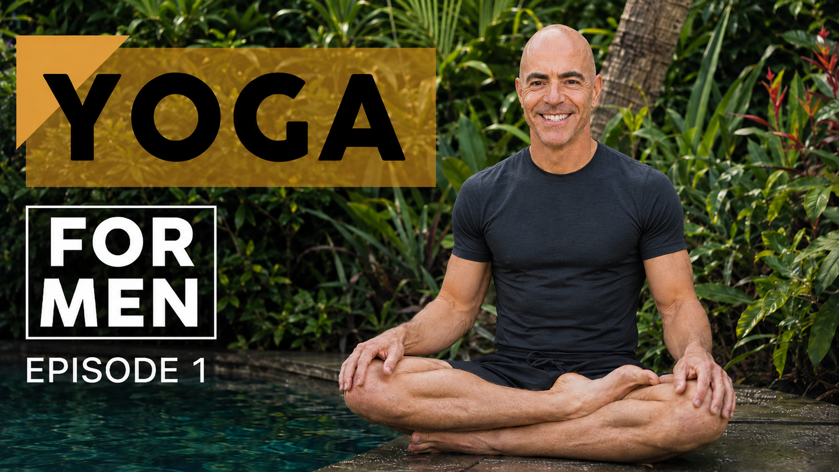 Gary Miller teaching yoga